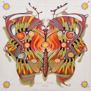 tribal butterfly